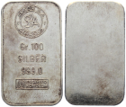 100 Gramm Silberbarren Argor SA - Chiasso